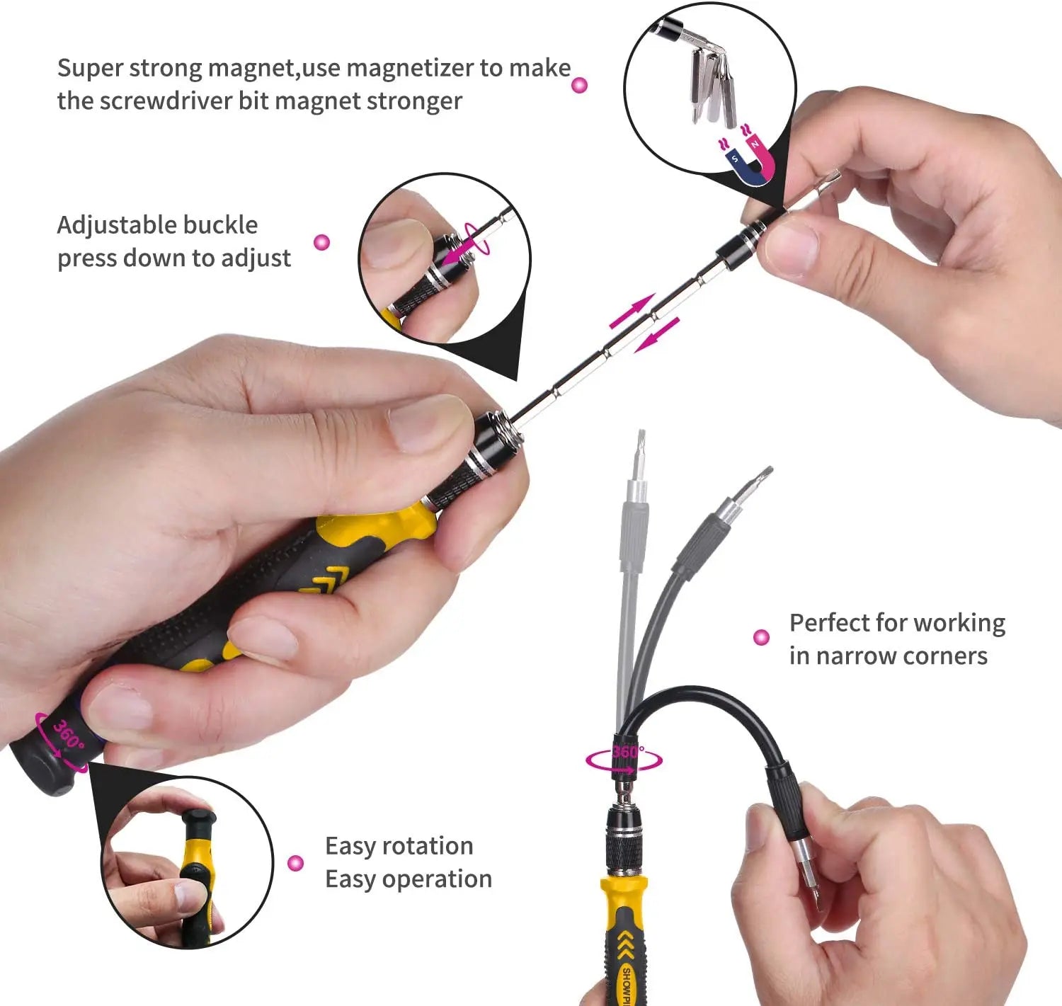 Computer Repair Kit, 122 in 1 Small Precision Screwdriver Set Computer Repair Kit, 122 in 1 Small Precision Screwdriver Set